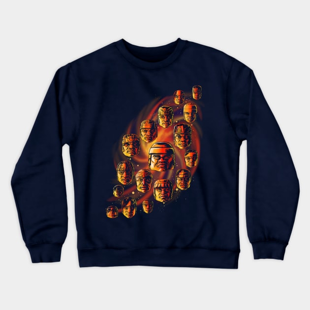 The Olmecs Crewneck Sweatshirt by qetza